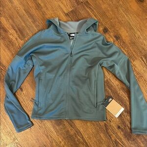 The North Face Women's Blue Athlesiure Zip Up with Hood